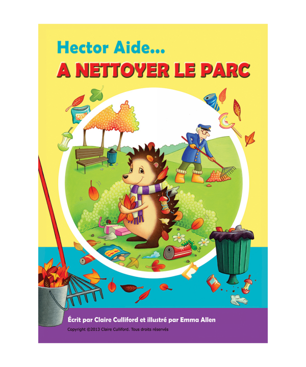 hector helps clean up the park french